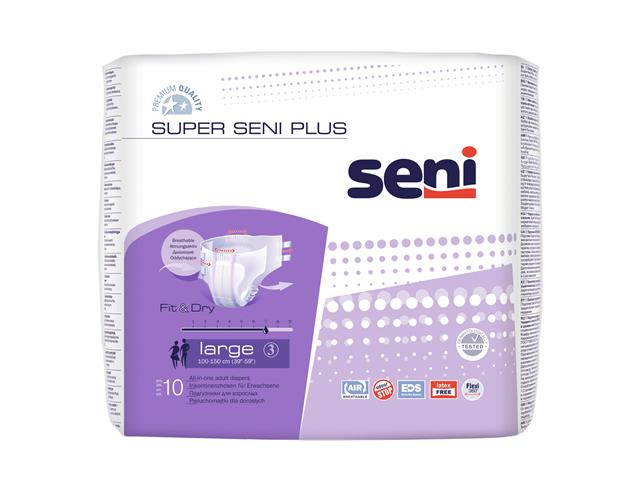Super Seni Pieluchomajtki plus L interakcje ulotka pielucho-majtki - 10 szt.