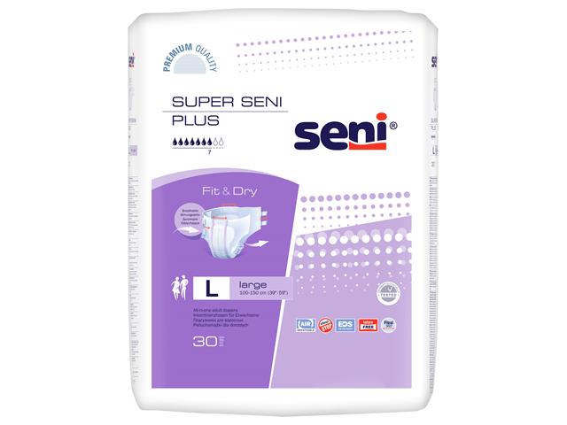 Super Seni Pieluchomajtki plus L interakcje ulotka pielucho-majtki - 30 szt.