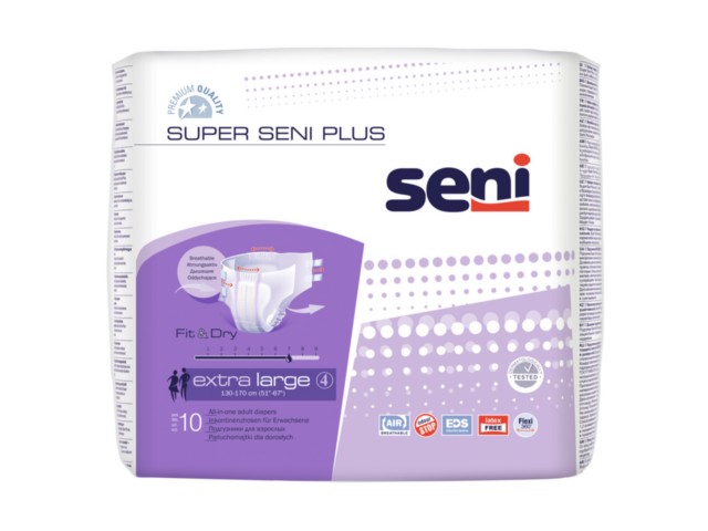 Super Seni Pieluchomajtki plus XL interakcje ulotka pielucho-majtki - 10 szt.