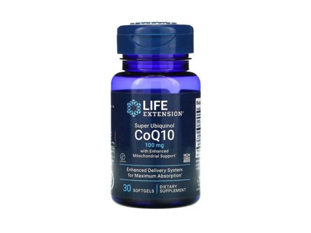 Super Ubiquinol CoQ10 With Enhanced Mitochondrial Support 100 mg interakcje ulotka kapsułki - 30 kaps.