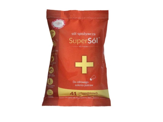 SuperSól saszetka 100g do zdrowego solenia potraw interakcje ulotka proszek krystaliczny - 100 g