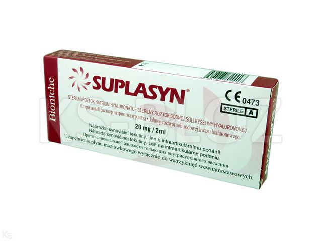 Suplasyn interakcje ulotka roztwór do wstrzykiwań 20 mg/2ml 1 amp.-strz.