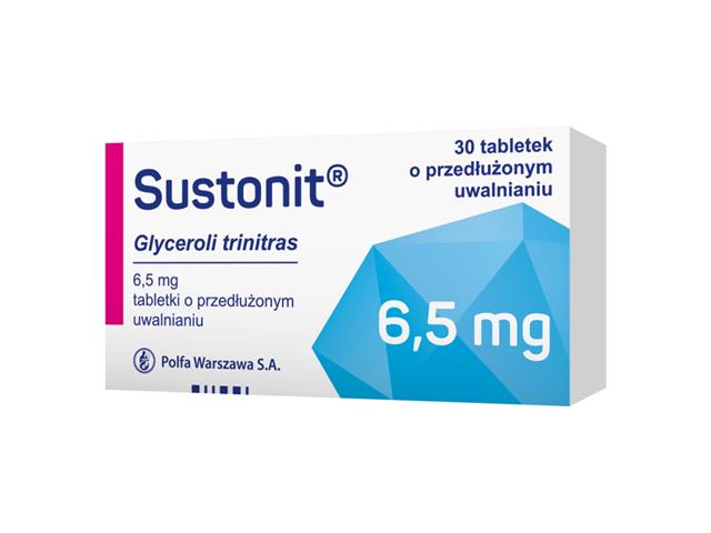 Sustonit interakcje ulotka tabletki o przedłużonym uwalnianiu 6,5 mg 