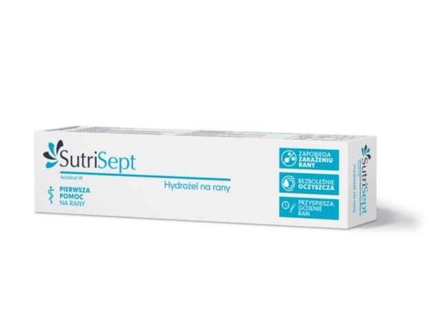 Sutrisept Hydrożel na rany interakcje ulotka żel - 30 ml