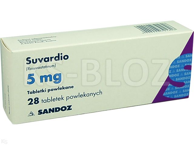 Suvardio interakcje ulotka tabletki powlekane 5 mg 28 tabl.