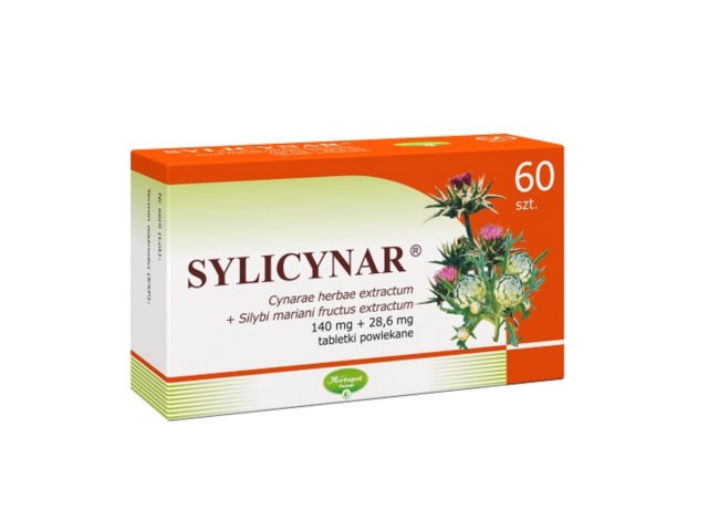 Sylicynar interakcje ulotka tabletki powlekane 28,6mg+140mg 60 tabl. (4 blist. po 15 tabl.)