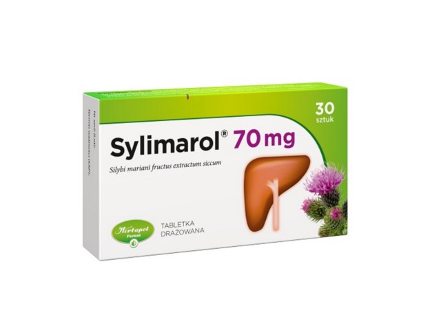 Sylimarol 70 mg interakcje ulotka tabletki drażowane 70 mg 30 tabl. | 2 blist.po 15 szt.