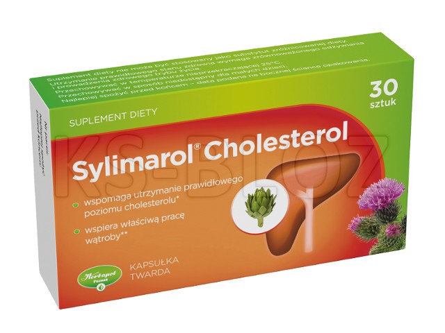 Sylimarol Cholesterol interakcje ulotka kapsułki twarde  30 szt. (2x15 sztuk)