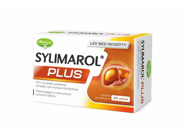 Sylimarol Plus interakcje ulotka tabletki powlekane 100 mg 45 tabl.