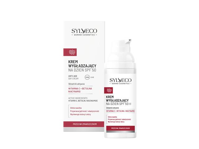 Sylveco Dermo Przeciw Zmarszczkom Krem wygładzający na dzień SPF 50 interakcje ulotka krem  50 ml