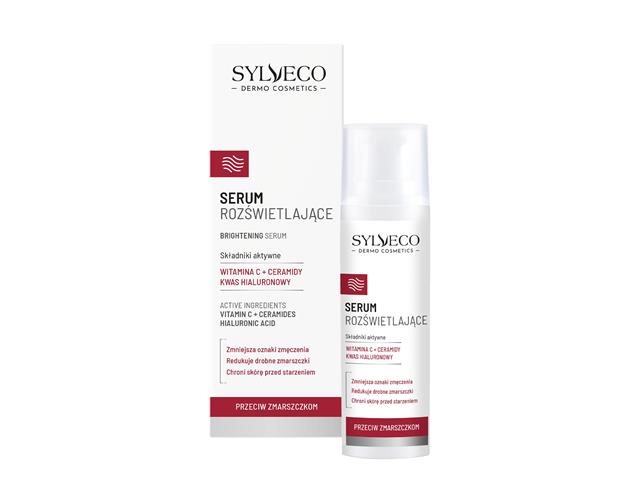 Sylveco Dermo Przeciw Zmarszczkom Serum do twarzy rozświetlające interakcje ulotka   30 ml