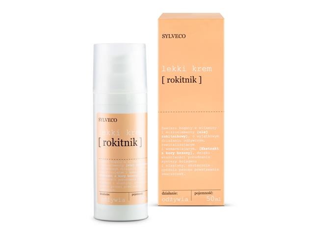 SYLVECO Lekki Krem [rokitnik] interakcje ulotka krem - 50 ml