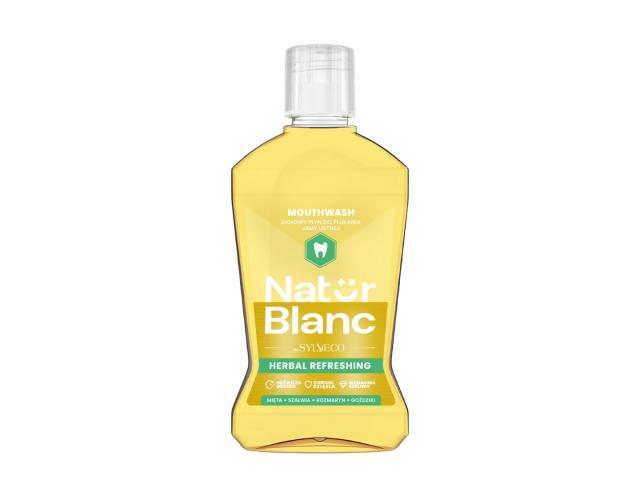 Sylveco Natur Blanc Płyn do płukania jamy ustnej ziołowy interakcje ulotka płyn do płukania jamy ustnej  500 ml