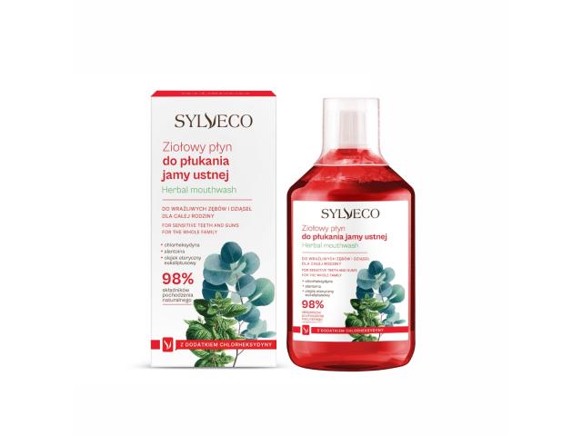 Sylveco Płyn do płukania jamy ustnej ziołowy z chlorheksydyną interakcje ulotka płyn do płukania jamy ustnej - 500 ml