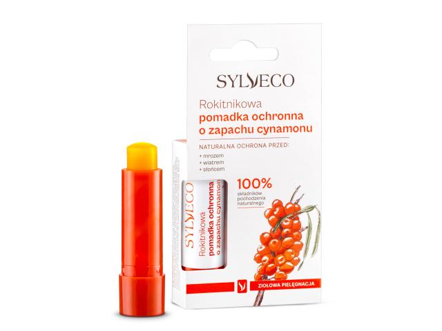 Sylveco Pomadka ochronna rokitnikowa o zapachu cynamonu interakcje ulotka pomadka do ust  4,6 g