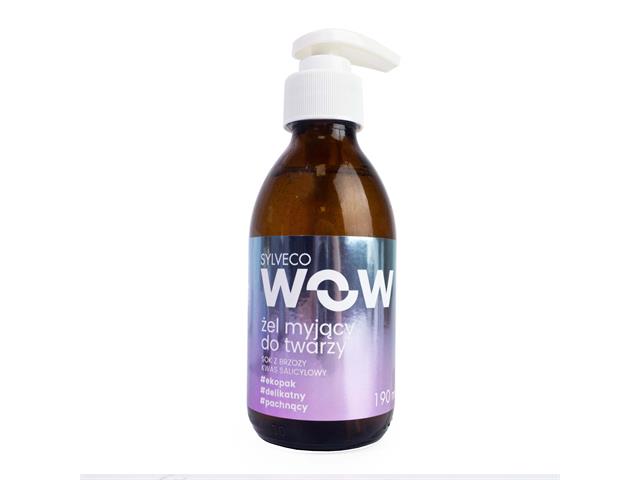 Sylveco Wow Żel myjący do twarzy interakcje ulotka żel  190 ml