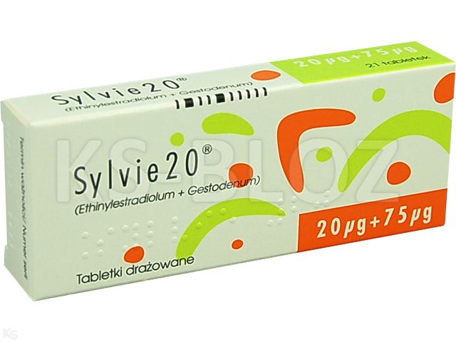 Sylvie 20 interakcje ulotka tabletki drażowane 20mcg+75mcg 21 tabl. | 1 blist.a 21 szt.