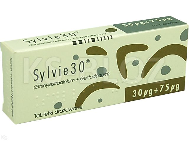 Sylvie 30 interakcje ulotka tabletki drażowane 30mcg+75mcg 