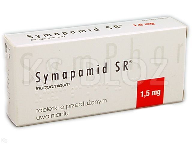 Symapamid SR interakcje ulotka tabletki o przedłużonym uwalnianiu 1,5 mg 