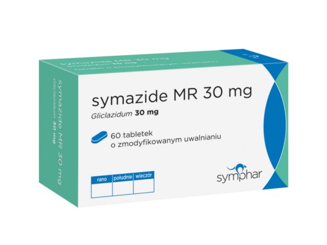 Symazide MR 30 interakcje ulotka tabletki o zmodyfikowanym uwalnianiu 0,03 g 60 tabl.