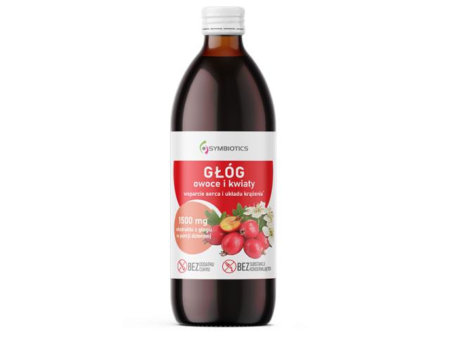 Symbiotics Głóg owoce i kwiaty interakcje ulotka płyn 500 ml