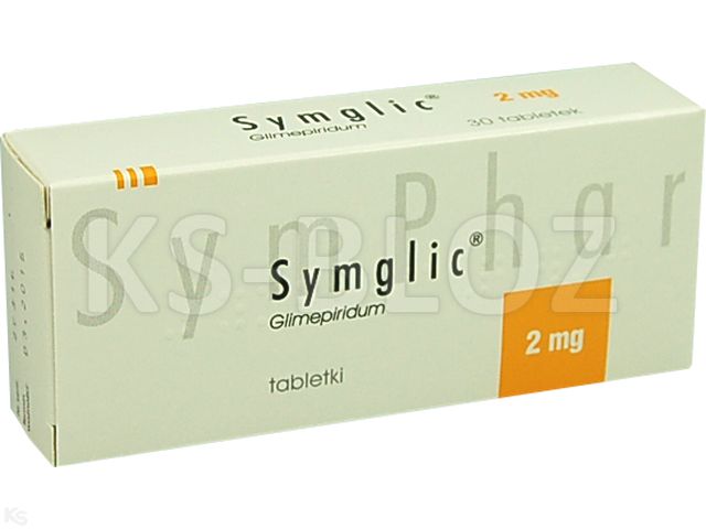 Symglic interakcje ulotka tabletki 2 mg 30 tabl. | 3 blist.po 10 szt.
