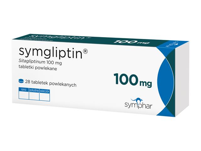 Symgliptin interakcje ulotka tabletki powlekane 100 mg 28 tabl.