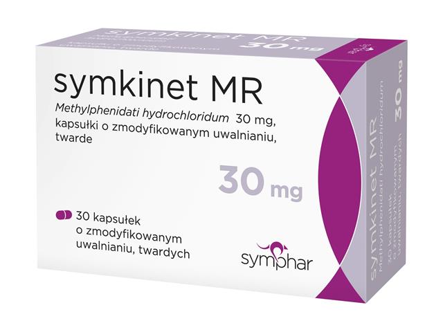 Symkinet MR interakcje ulotka kapsułki o zmodyfikowanym uwalnianiu twarde 30 mg 30 kaps.