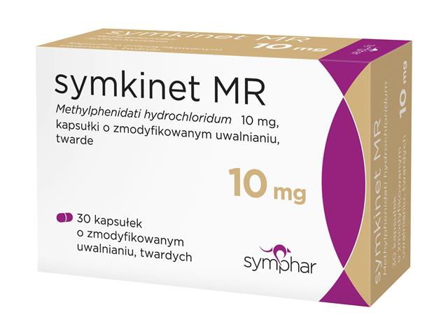 Symkinet MR interakcje ulotka kapsułki o zmodyfikowanym uwalnianiu twarde 10 mg 30 kaps.