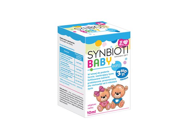 Synbioti Baby interakcje ulotka krople  10 ml