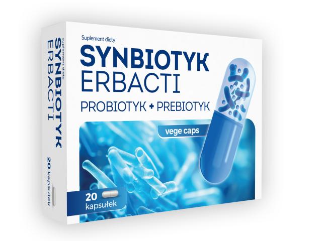Synbiotyk Erbacti interakcje ulotka kapsułki 20 kaps.