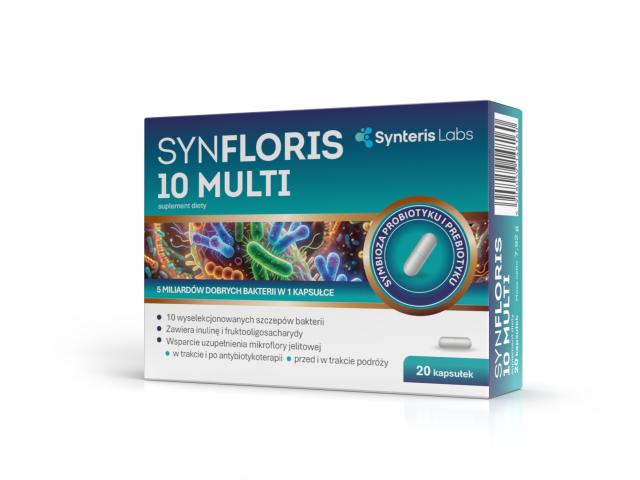 Synfloris 10 Multi interakcje ulotka kapsułki twarde 20 kaps.