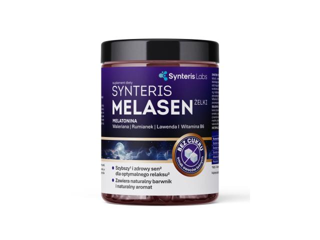Synteris Melasen Żelki smak owoców leśnych bez cukru interakcje ulotka żelki 180 g | 60 szt.