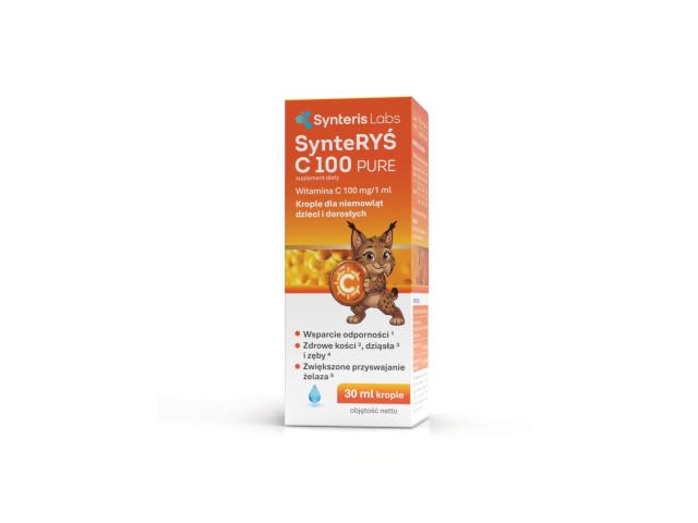 SynteRyś C 100 Pure Krople interakcje ulotka krople - 30 ml