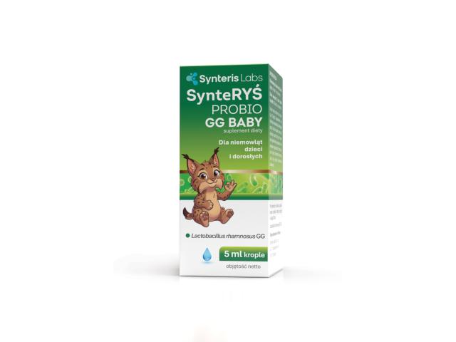 SynteRyś Probio GG Baby interakcje ulotka krople - 5 ml