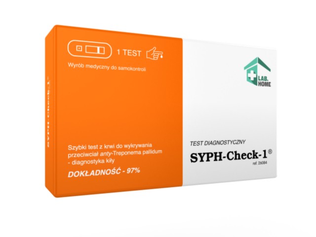 Syph-Check Test na kiłę interakcje ulotka  - 1 szt.