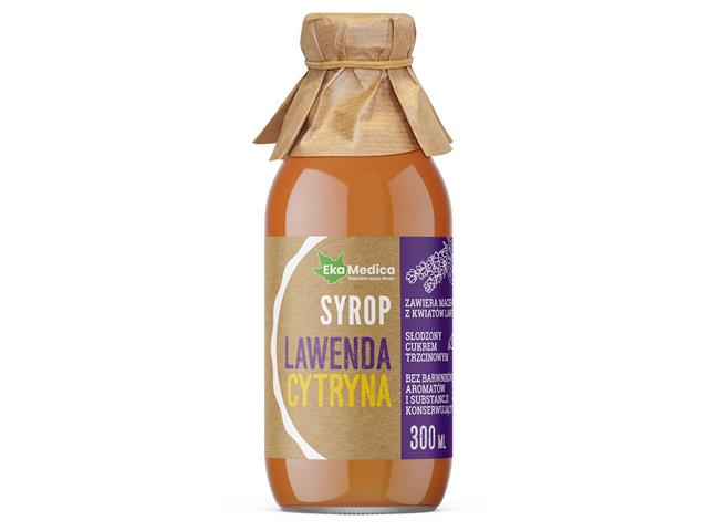 Syrop lawenda cytryna interakcje ulotka syrop  300 ml