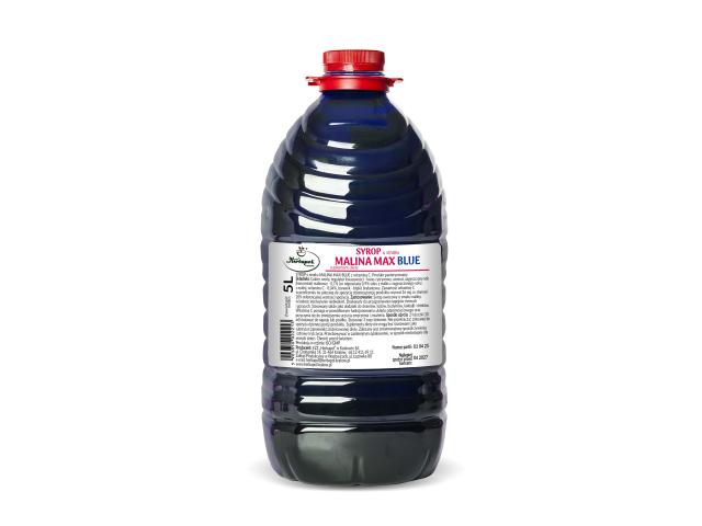 Syrop Malina Max Blue interakcje ulotka syrop - 5 l