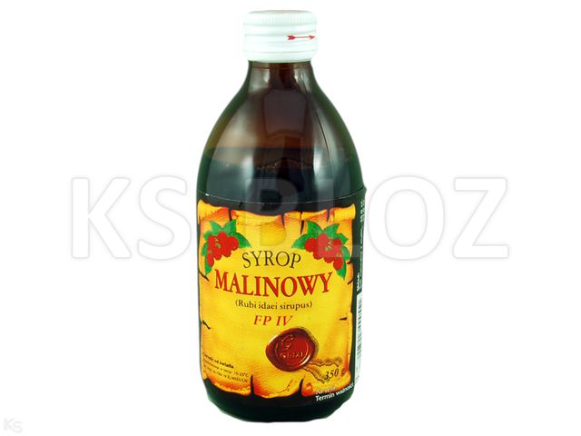 Syrop malinowy interakcje ulotka syrop  350 g