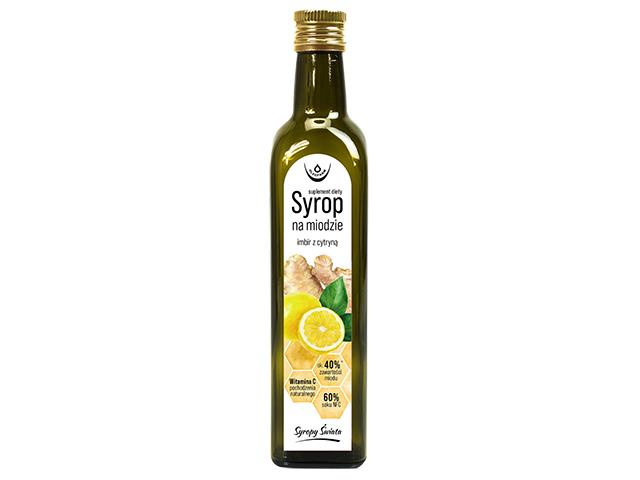 Syrop Na Miodzie Imbir Z Cytryną interakcje ulotka syrop  250 ml