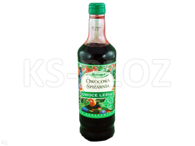Syrop Owocowa Spiżarnia Owoce Leśne interakcje ulotka syrop - 550 g