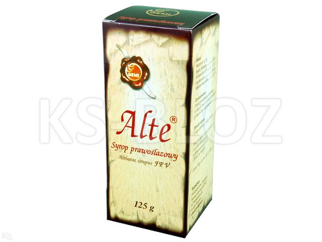 Syrop Prawoślazowy Alte interakcje ulotka syrop 2,36 g/5ml 