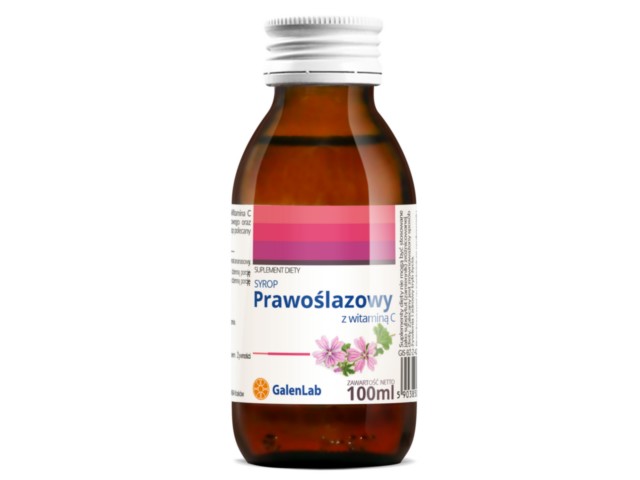 Syrop Prawoślazowy z witaminą C GalenLab interakcje ulotka syrop  100 ml