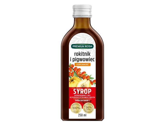 Syrop Rokitnik i Pigwowiec interakcje ulotka syrop  250 ml