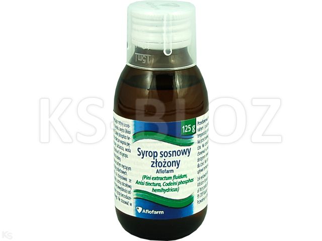 Syrop Sosnowy Złożony Aflofarm interakcje ulotka  (427,7mg+64,8mg+3,24mg)/5ml 125 g