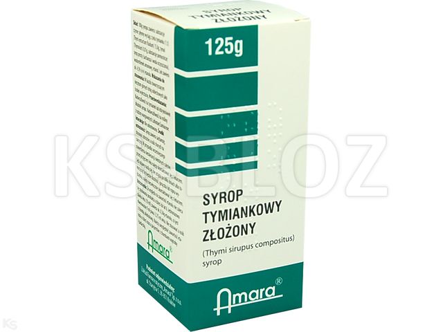 Syrop Tymiankowy Złożony interakcje ulotka syrop 15 g/100g 125 g