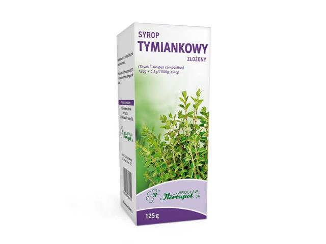 Syrop Tymiankowy Złożony interakcje ulotka syrop  125 g