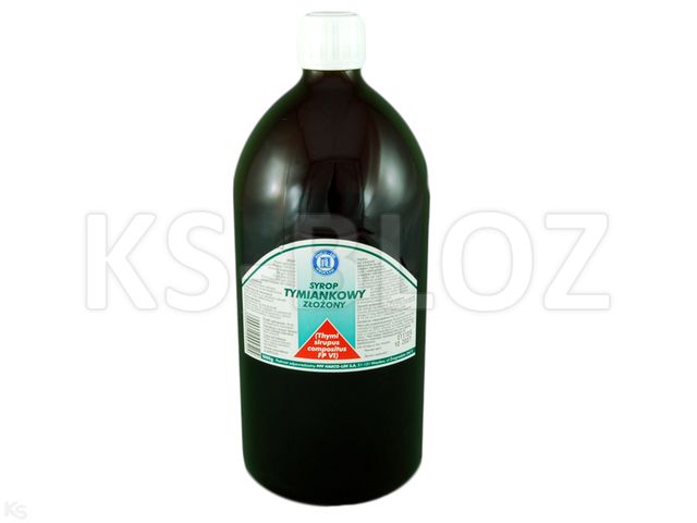 Syrop Tymiankowy Złożony interakcje ulotka syrop  1 kg