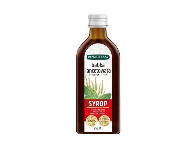 Syrop Z Babki Lancetowatej interakcje ulotka syrop - 250 ml
