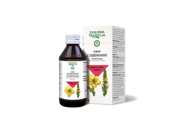 Syrop Z Dziewanny Ziołowa Tradycja interakcje ulotka syrop 952 mg/5ml 